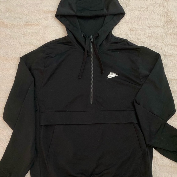 black nike half zip hoodie - Picture 1 of 1